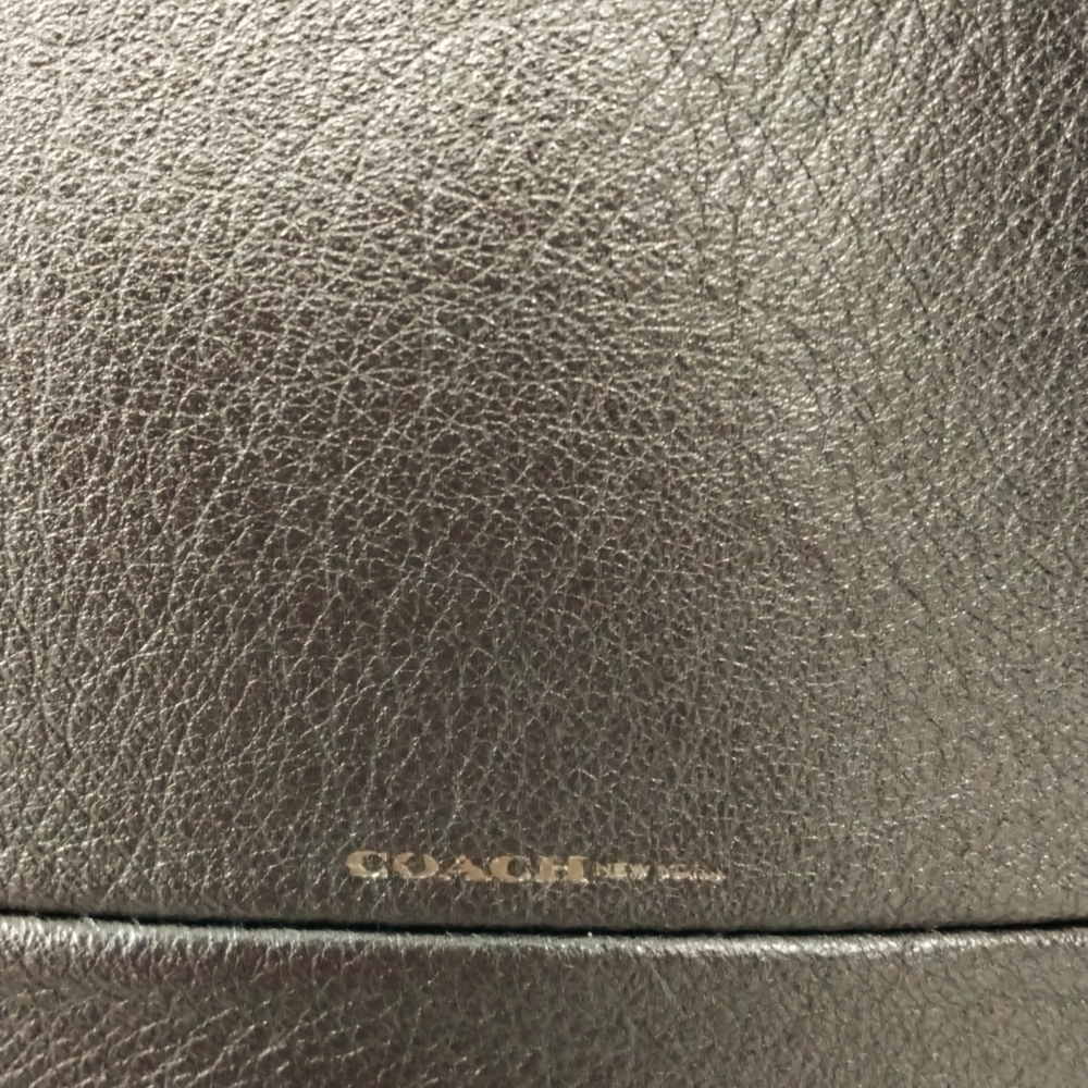 Coach Borough Bag in Metallic Leather (C1420  F32323) large - Picture 2 of 12